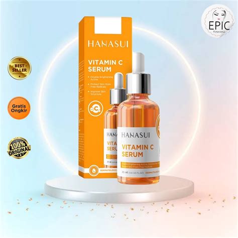 Jual HANASUI Serum Vitamin C Kuning Kemasan Baru BPOM Shopee Indonesia