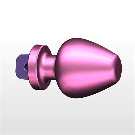 Anal Plug Stl Files Keychain 3d Model 3d Print File But Plug Funny