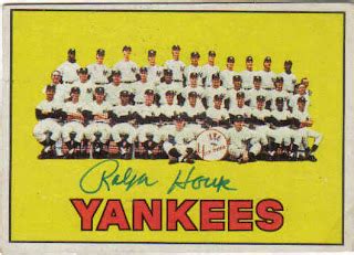 Dugoutdug Sports Topps Ralph Houk Yankees Manager