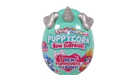 Zuru Rainbocorns Series 3 Puppycorn Bow Surprise Unboxing Review Youtube