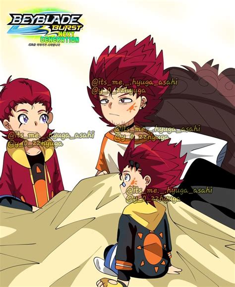 Beyblade Burst Next Gen Hyuga And His Sons Joshua Tim O Em