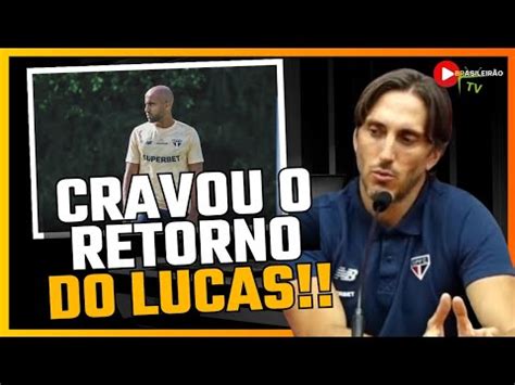 LUIS ZUBELDÍA ESTIPULA DATA PARA RETORNO DE LUCAS MOURA YouTube