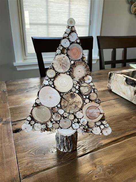 Slice Tree Wood Slices Christmas Tree