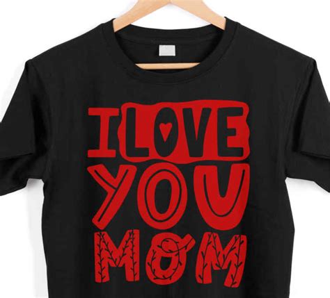 T Shirt Fete Des Meres Je T Aime Maman Tenstickers