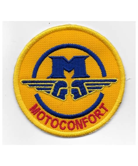 Embroidered Badge Patch Sew On Mmx Mm Motoconfort Mobylette