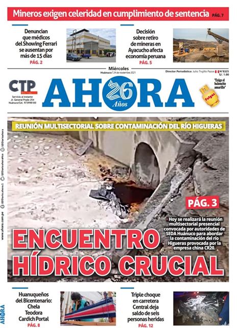 Edici N Digital Diario Ahora Diario Ahora