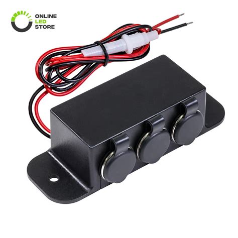 Automotive DC Power Outlet Extension [Heavy Duty] [12V-24V] [15 Amp ...