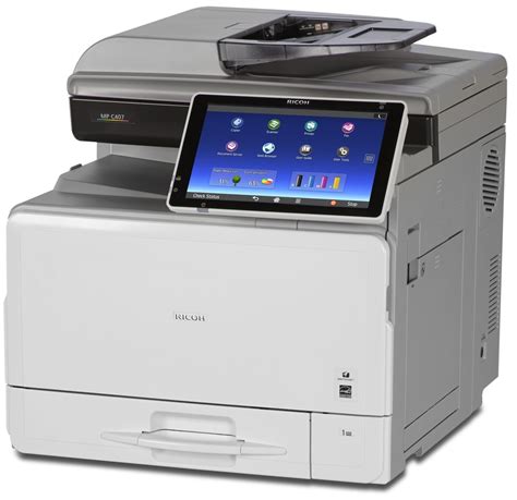 Ricoh Aficio MP C407 Color Printer CopyFaxes