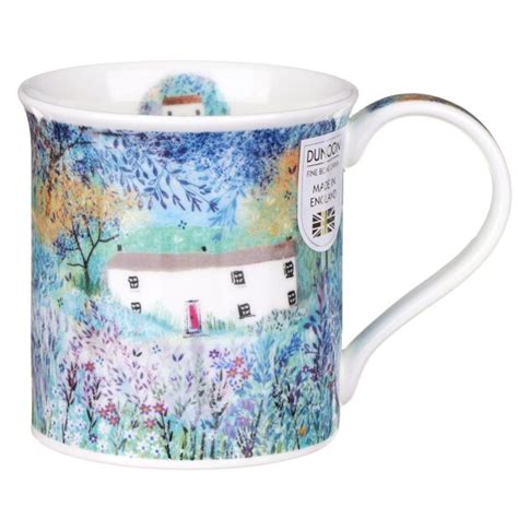 Dunoon Enchanted Cottages Long House Bute Shape Mug Great British