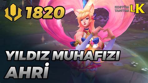 Yıldız Muhafızı Ahri 2023 Kostüm Tanıtımı League of Legends YouTube