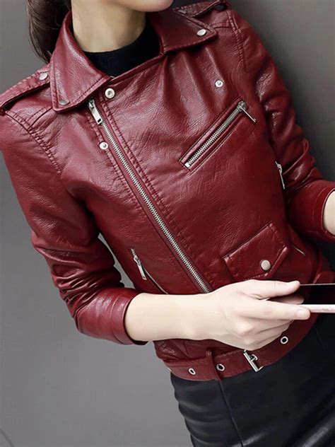 Grunge Leather Jacket Sour Puff Shop