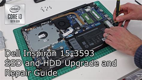 Dell Inspiron 15 3593 Ssd And Hdd Upgrade And Repair Guide Youtube