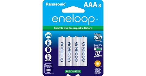 Panasonic Eneloop Aaa Rechargeable Ni Mh Batteries Bk Mcca Ba