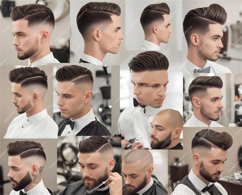 New haircut style salon big poster image | Premium AI-generated image