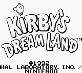 Kirby's Dream Land Sprites