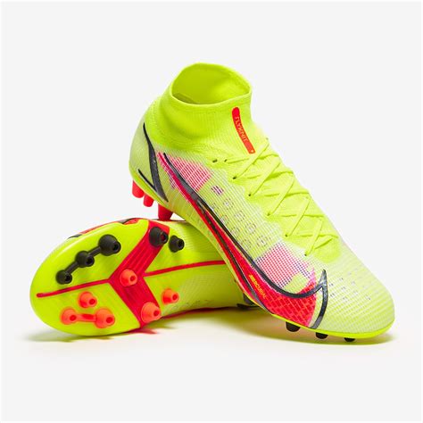 Nike Mercurial Superfly VIII Elite AG Volt Bright Crimson Black