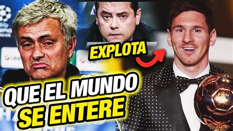 Mourinho Y Roncero Destruyen El Bal N De Oro Robado A Cristiano Ronaldo