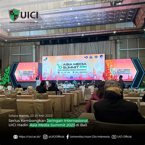 Serius Kembangkan Jaringan Internasional Uici Hadiri Asia Media Summit