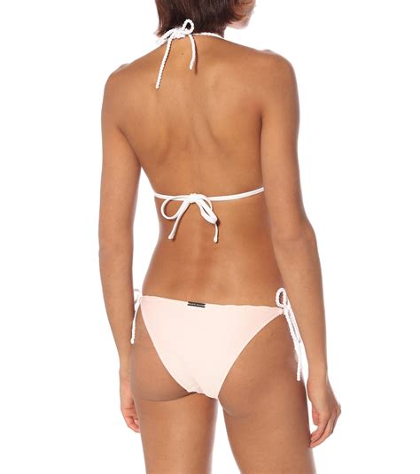 San Marino Tie Side Bikini Bottoms In Pink Heidi Klein Mytheresa