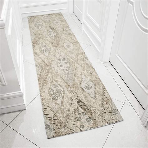 Amazon Amida Hallway Runner Rug Machine Washable Non Slip Backing