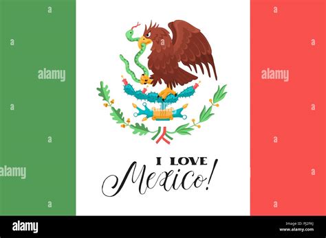 Mexican Flag Eagle Hi Res Stock Photography And Images Alamy