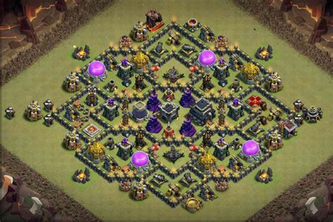 Best Th9 Base For Clan War Anti 3 Star Clash Of Clans 2024