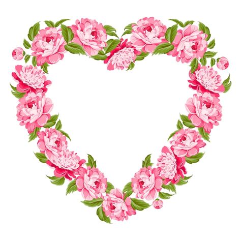 Premium Vector Floral Heart