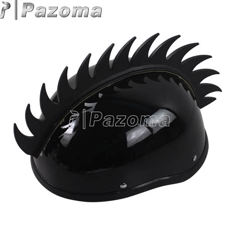 Motorcycle Helmet Dirt Bike Bmx Mohawk Helmets Mohawks Spikes Rubber