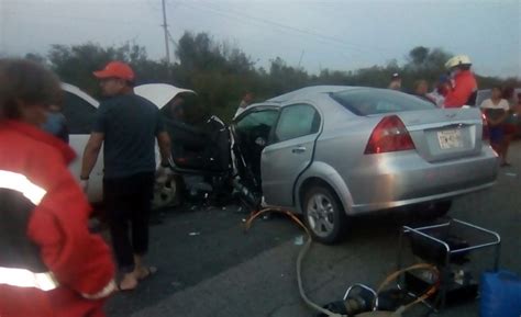 Dos Muertos Y Cinco Lesionados En Choque Frontal En La Carretera A La