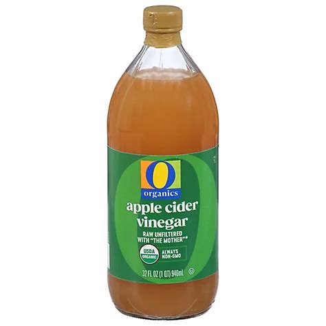 O Organics Vinegar Organic Apple Cider Unfiltered 32 Fl Oz Safeway