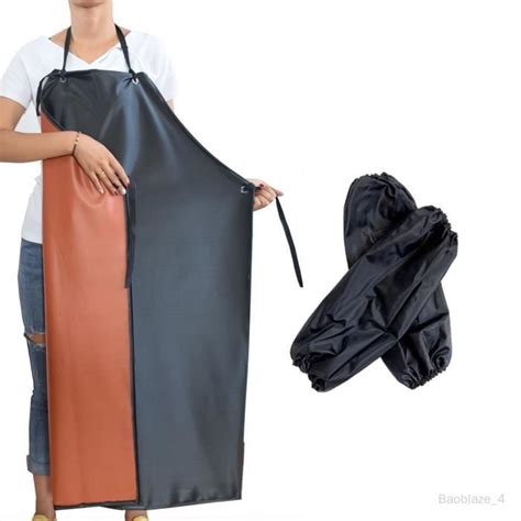 Tablier imperméable en PVC résistant à l huile pour boucherie