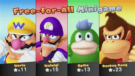 Mario Party Mario Party Wario Vs Waluigi Vs Spike Vs Donkey