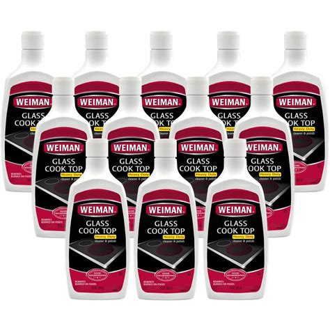 Weiman 20 Oz Glass Cook Top Cleaner And Polish 12 Pack 137 Combo2 The Home Depot