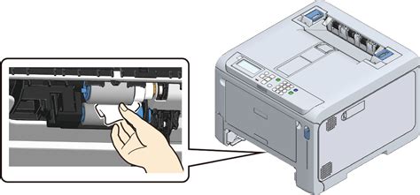 Cleaning The Paper Feed Roller Tray 1234 Oki