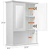 Amazon Vanirror Bathroom Wall Cabinet With Double Mirror Doors