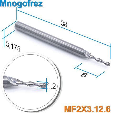 Фреза спиральная двухзаходная Mnogofrez MF2X3.12.6 купить с доставкой ...