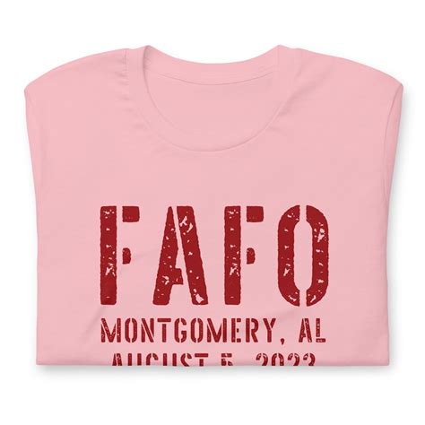 Fafo Shirt Alabama Brawl Tshirt Montgomery Alabama Riverboat Etsy