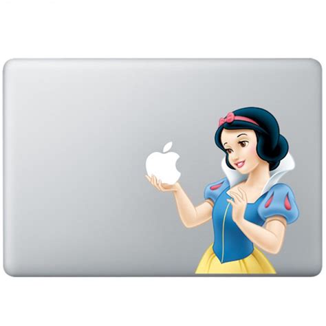 Snow White Animated Colour Macbook Decal Kongdecals Macbook Decals