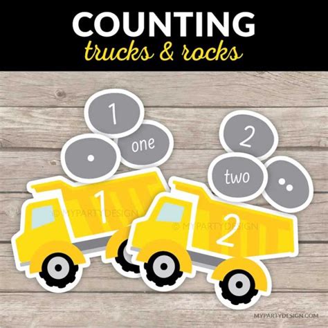 Ice Cream Counting Game Printable My Party Design