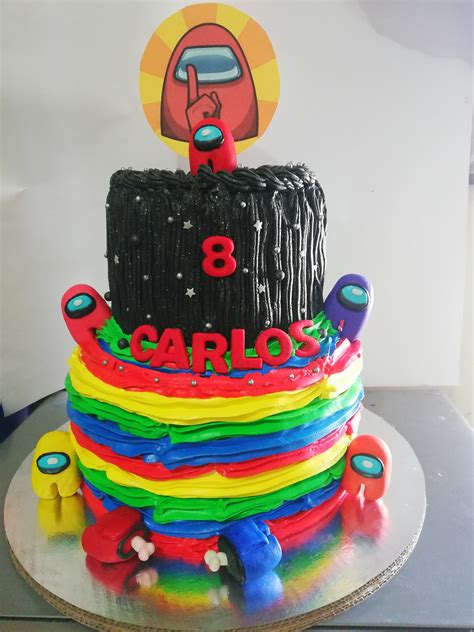 JazzCake's - Pastel de Among Us P/70 personas. Pan...