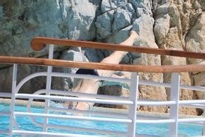 Charlotte Gainsbourg Nip Slip In Her Bikini In The Pool Cannes Aznude