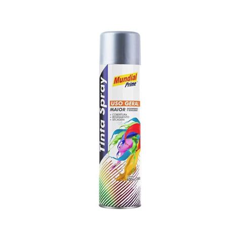 Tinta Spray Preto Fosco Ml Mundial Prime Shopee Brasil