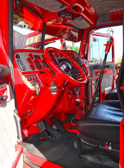 Pin on Big Rigs #2 | Semi trucks interior, Truck interior, Trucks