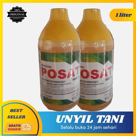 Herbisida POSAT 480sl 1 LITER Obat Rumput Racun Rumput Lazada Indonesia