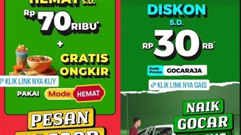 Kode Promo Gojek Hari Ini Oktober Diskon Gofood Rp Ribu