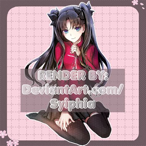 Rin Tohsaka Render By Syiphia On Deviantart