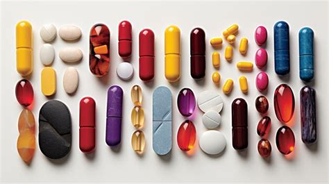 Premium AI Image | Multivitamin Capsules Vibrant Colorful Dietary ...