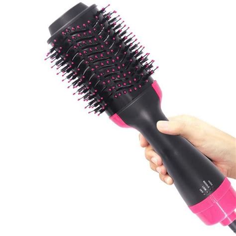 FER A BOUCLER Black Us Plug Brosse Sèche cheveux À Air Chaud