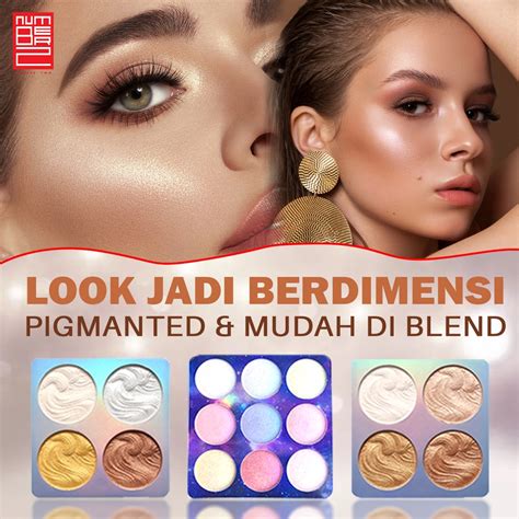 Jual Cmaadu Highlighter Highlitter Dream 4 Colors Warna Baked