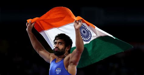 Indias Bajrang Punia Won A Bronze Medal At The World Wrestling